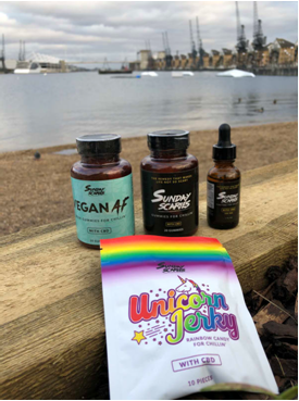 Sunday Scaries – CBD Gummies, CBD Vegan Gummies, CBD Oil Tincture, CBD Candy, And Bra Bearies